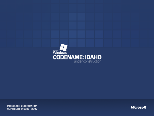 Windows CODENAME: IDAHO